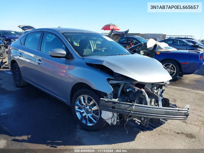 3N1AB7AP0EL665657 2014 Nissan Sentra Fe+ S/Fe+ Sv/S/Sl/Sr/Sv