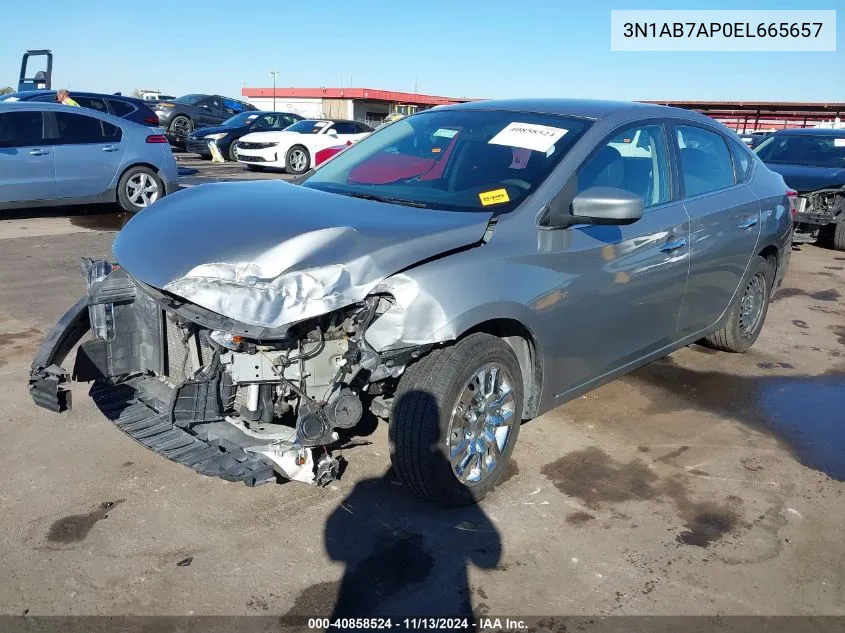 3N1AB7AP0EL665657 2014 Nissan Sentra Fe+ S/Fe+ Sv/S/Sl/Sr/Sv