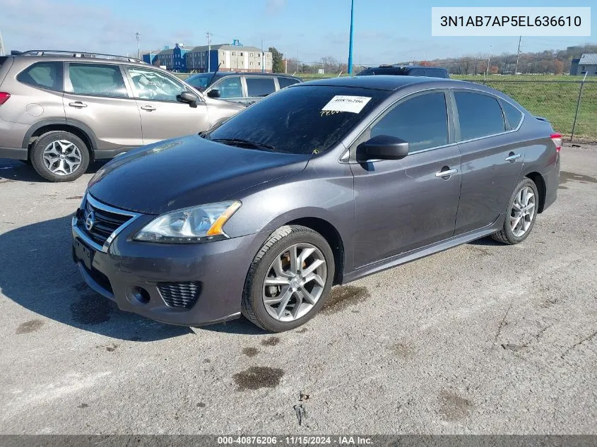 3N1AB7AP5EL636610 2014 Nissan Sentra Sr