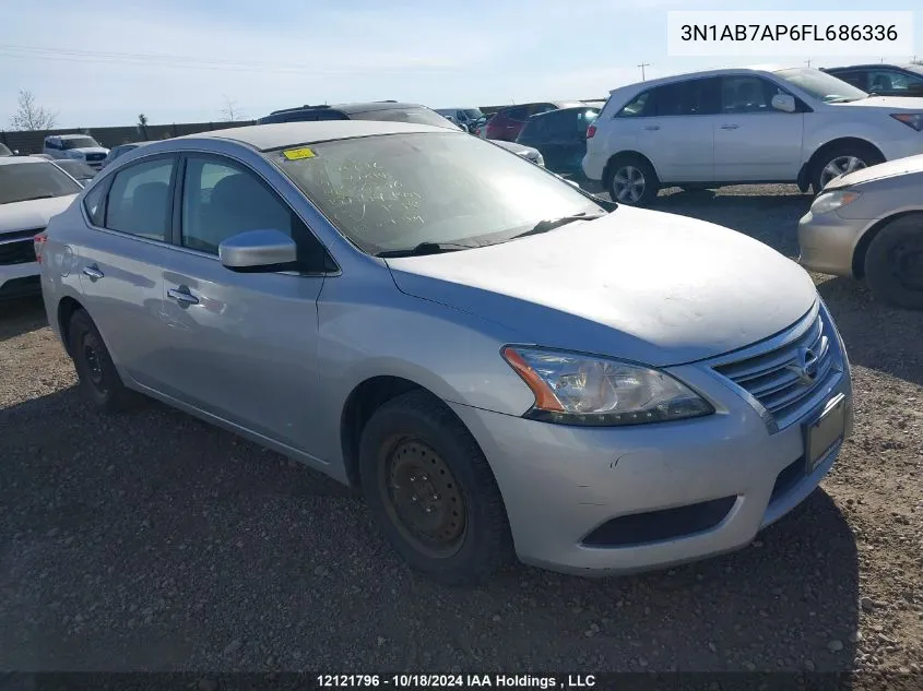 3N1AB7AP6FL686336 2015 Nissan Sentra