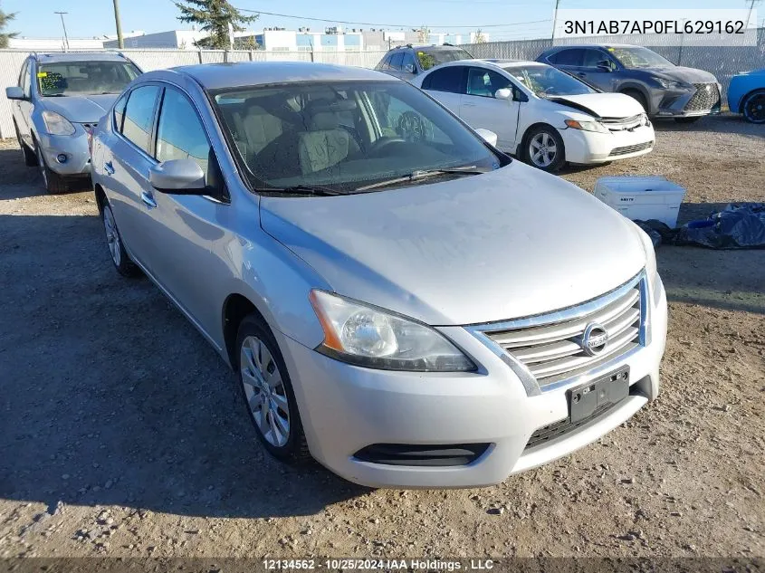 2015 Nissan Sentra VIN: 3N1AB7AP0FL629162 Lot: 12134562