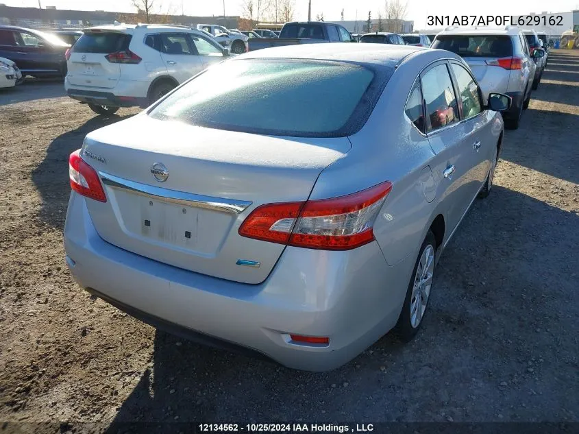 2015 Nissan Sentra VIN: 3N1AB7AP0FL629162 Lot: 12134562