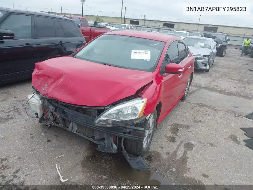 2015 Nissan Sentra Sr VIN: 3N1AB7AP8FY295823 Lot: 39309096