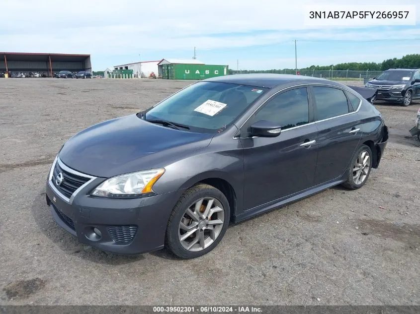 3N1AB7AP5FY266957 2015 Nissan Sentra Sr