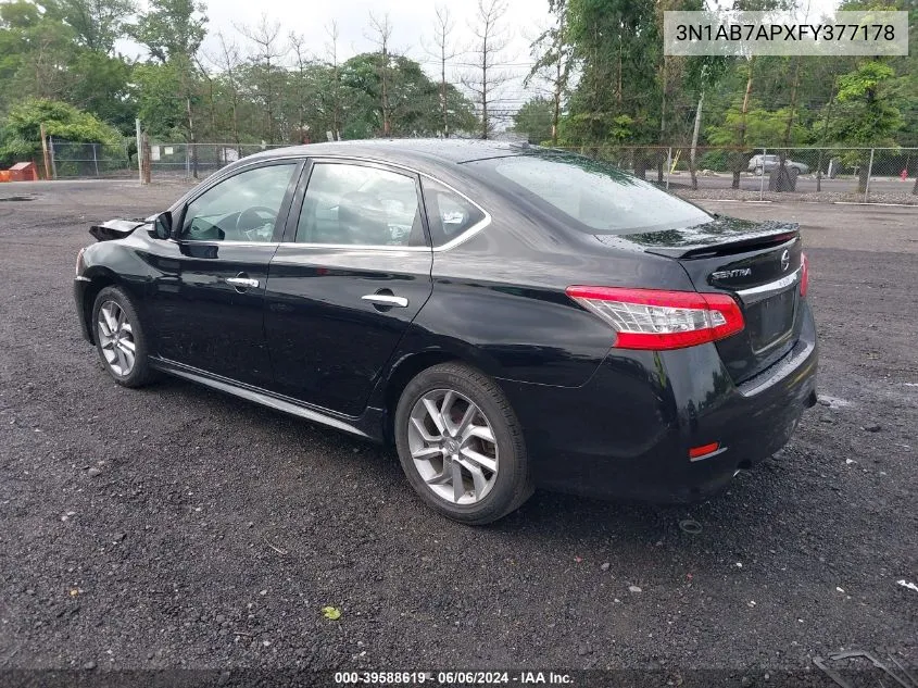 3N1AB7APXFY377178 2015 Nissan Sentra Sr