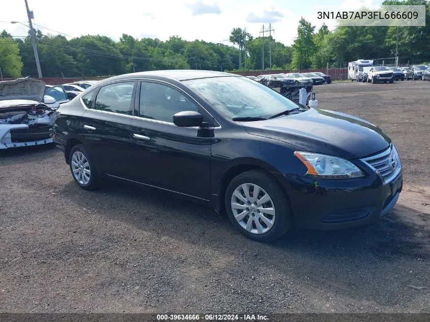 3N1AB7AP3FL666609 2015 Nissan Sentra Sv