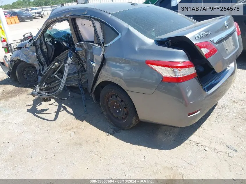 3N1AB7AP9FY264578 2015 Nissan Sentra Fe+ S/S/Sl/Sr/Sv