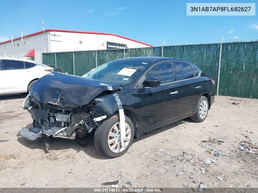 2015 Nissan Sentra Sv VIN: 3N1AB7AP8FL682627 Lot: 39714613