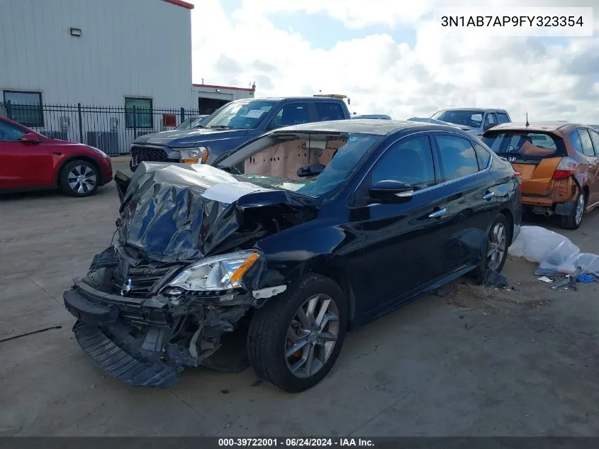 2015 Nissan Sentra Sr VIN: 3N1AB7AP9FY323354 Lot: 39722001