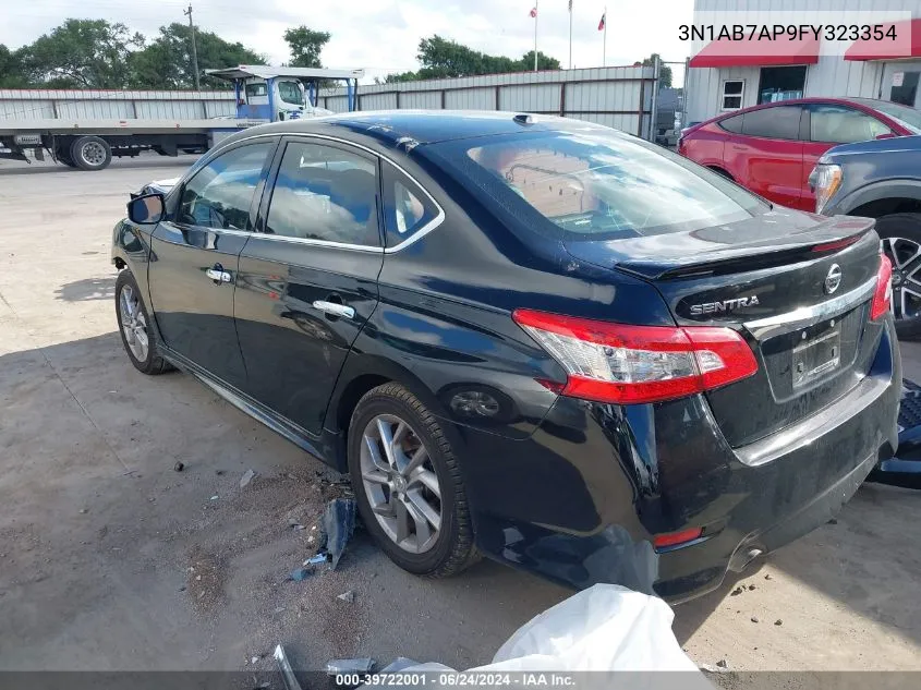 3N1AB7AP9FY323354 2015 Nissan Sentra Sr