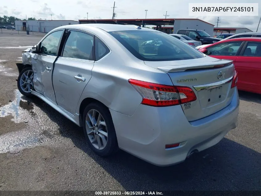 3N1AB7AP6FY245101 2015 Nissan Sentra Sr