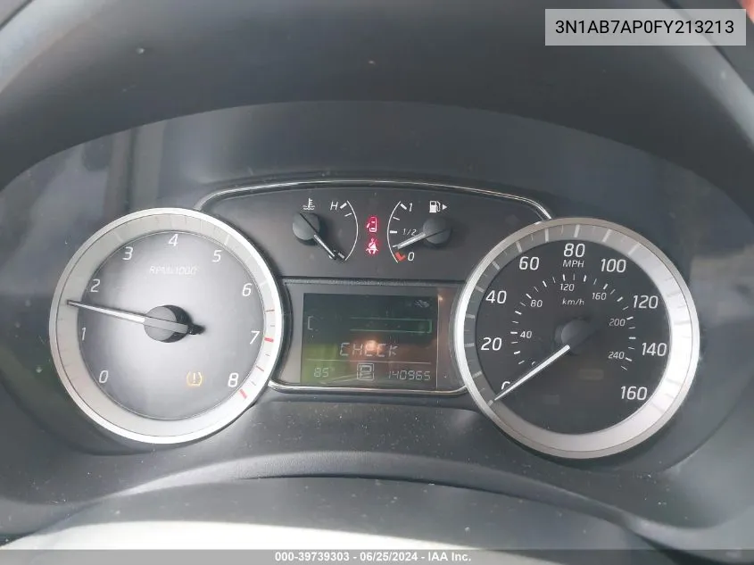 3N1AB7AP0FY213213 2015 Nissan Sentra Sv