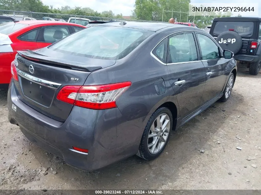 3N1AB7AP2FY296644 2015 Nissan Sentra Sr