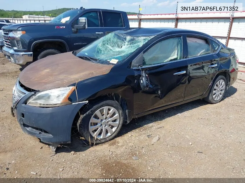 3N1AB7AP6FL671352 2015 Nissan Sentra Sv