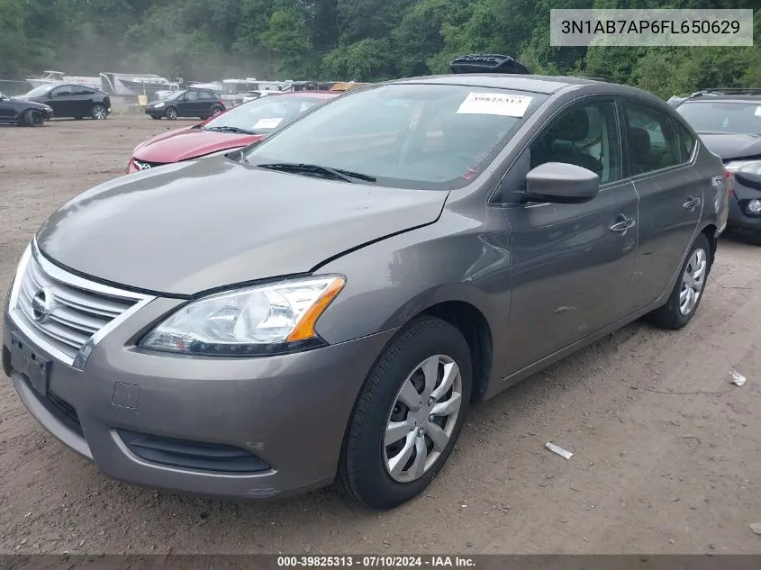 3N1AB7AP6FL650629 2015 Nissan Sentra Fe+ S/S/Sl/Sr/Sv