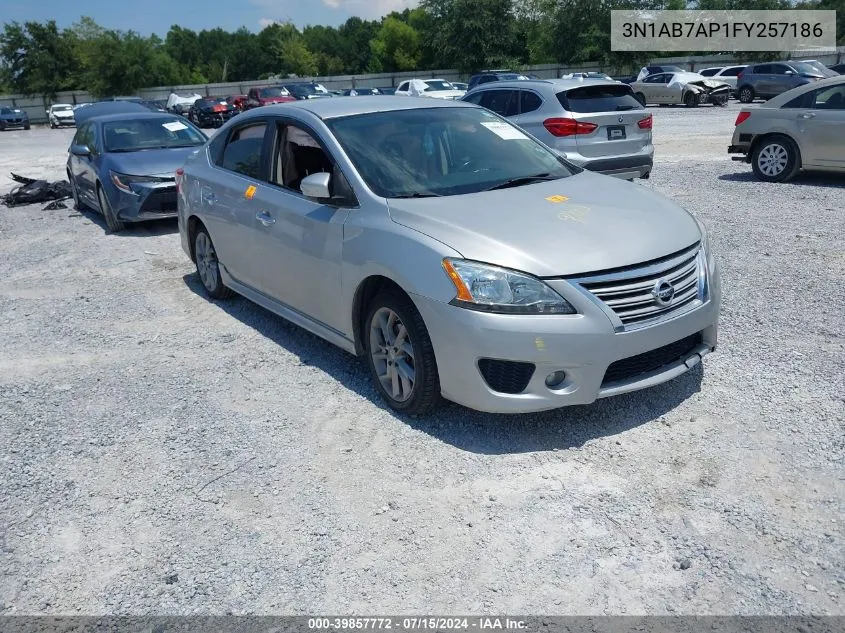 3N1AB7AP1FY257186 2015 Nissan Sentra Sr