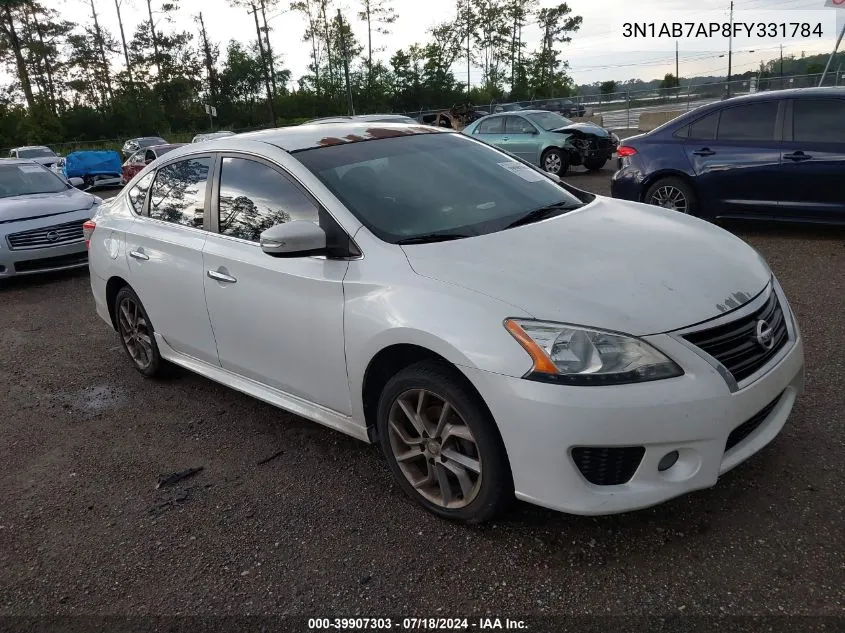 2015 Nissan Sentra Sr VIN: 3N1AB7AP8FY331784 Lot: 39907303