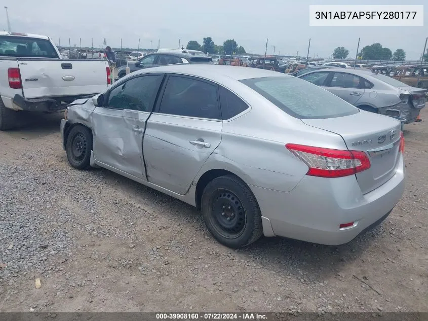 3N1AB7AP5FY280177 2015 Nissan Sentra S