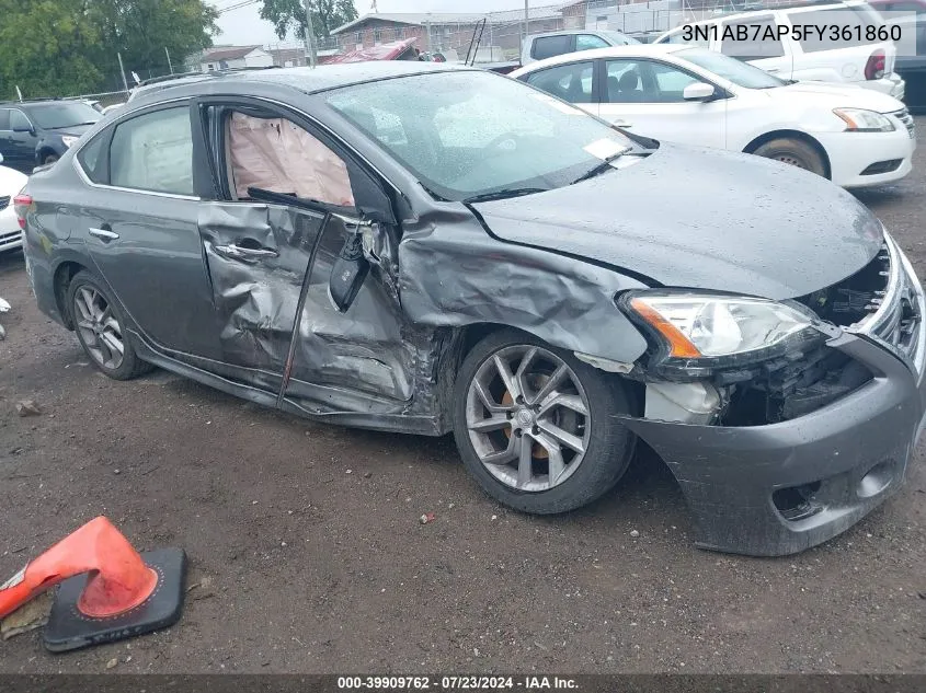 2015 Nissan Sentra Sr VIN: 3N1AB7AP5FY361860 Lot: 39909762