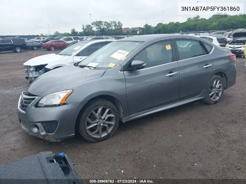 3N1AB7AP5FY361860 2015 Nissan Sentra Sr