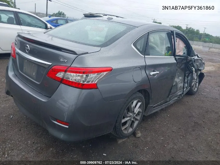 3N1AB7AP5FY361860 2015 Nissan Sentra Sr