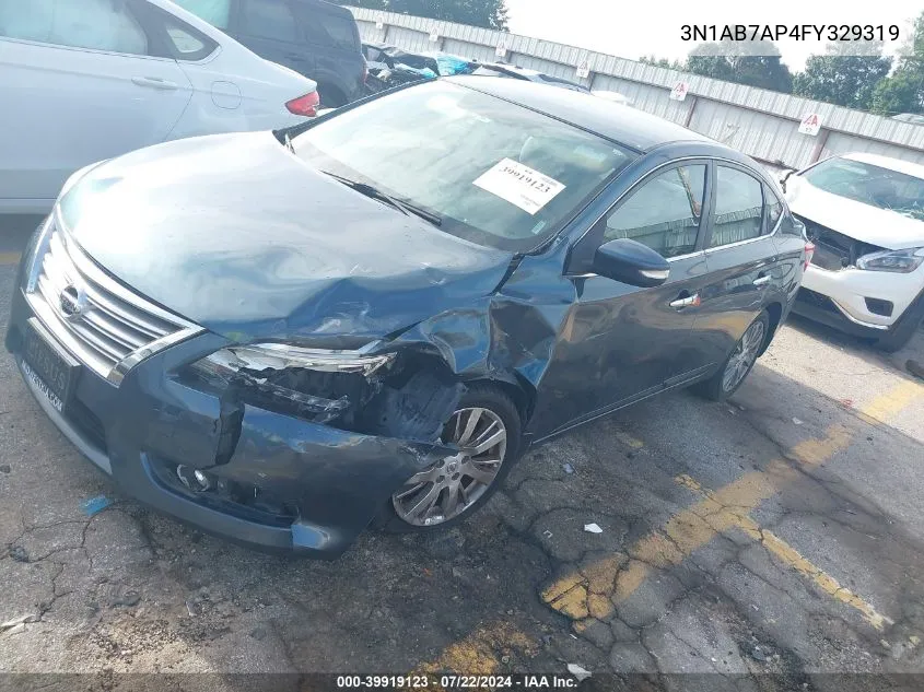 3N1AB7AP4FY329319 2015 Nissan Sentra Sl