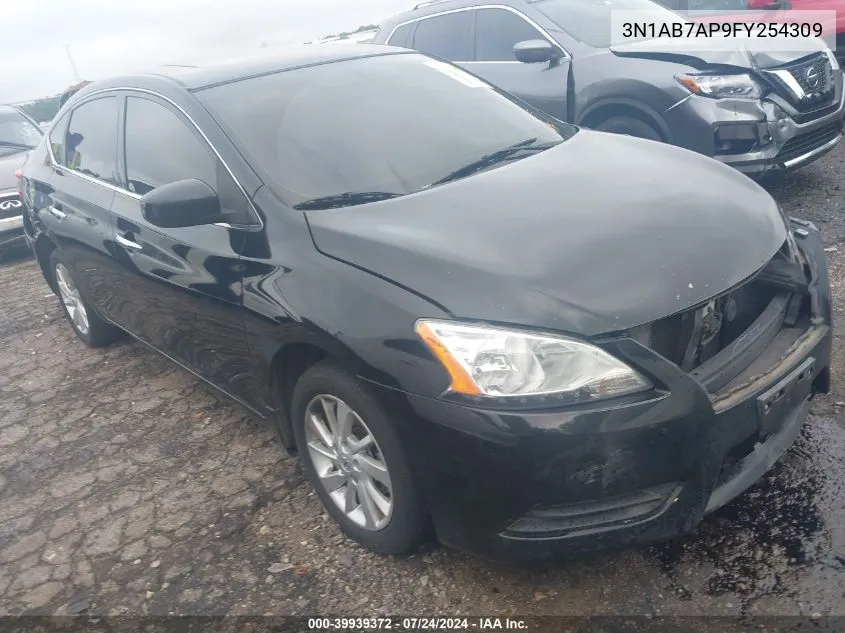 2015 Nissan Sentra Sv VIN: 3N1AB7AP9FY254309 Lot: 39939372