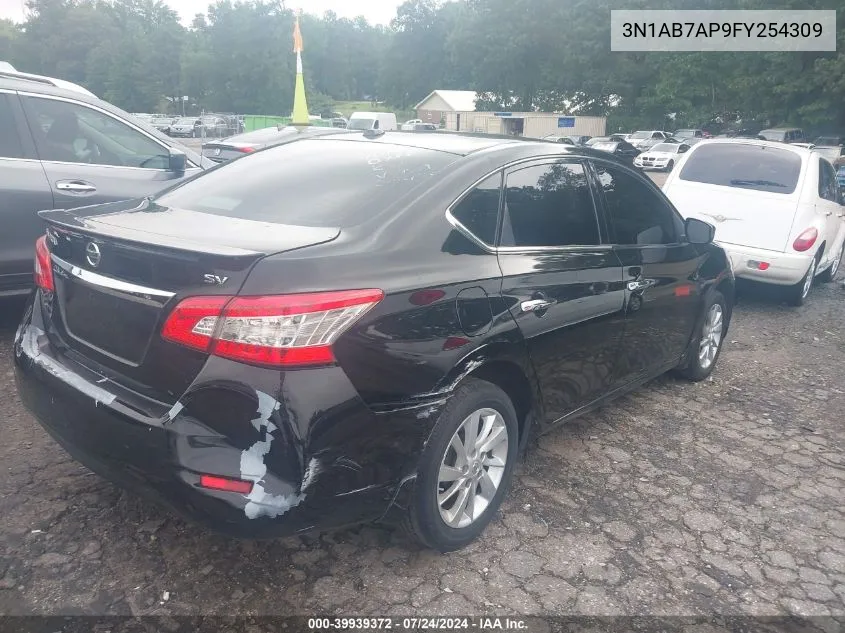 3N1AB7AP9FY254309 2015 Nissan Sentra Sv