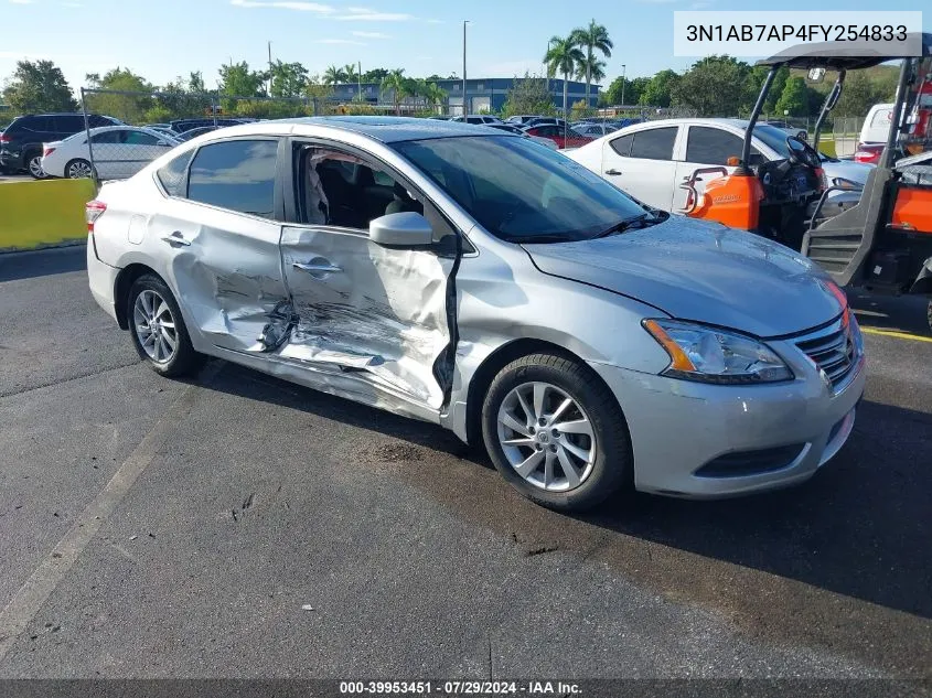 3N1AB7AP4FY254833 2015 Nissan Sentra Sv