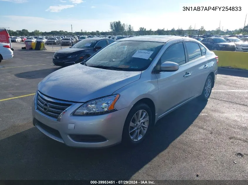 3N1AB7AP4FY254833 2015 Nissan Sentra Sv