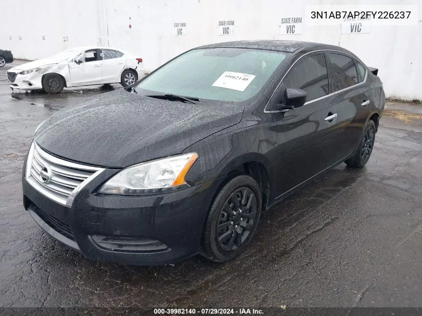 3N1AB7AP2FY226237 2015 Nissan Sentra Fe+ S/S/Sl/Sr/Sv