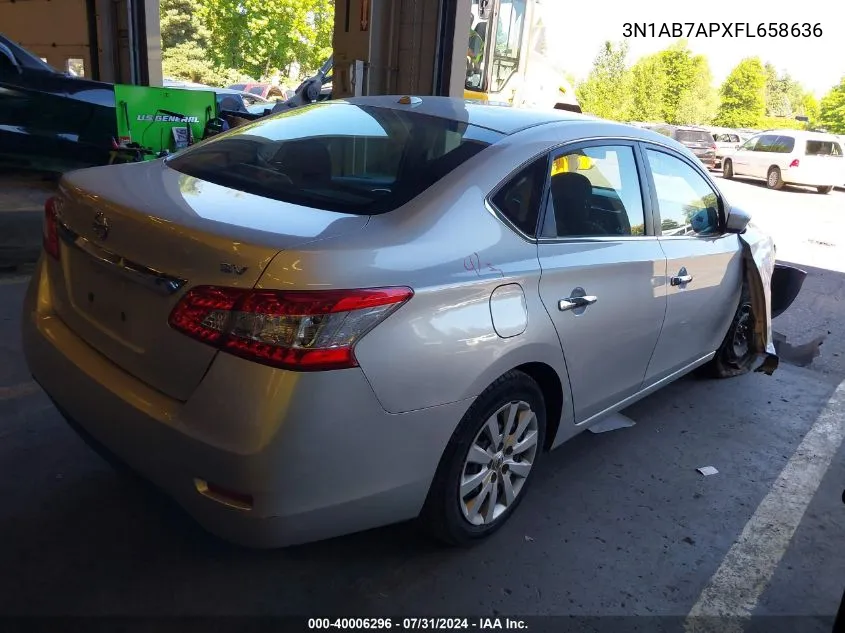 3N1AB7APXFL658636 2015 Nissan Sentra Fe+ S/S/Sl/Sr/Sv