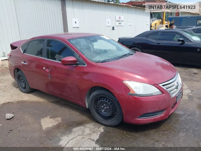 3N1AB7AP5FL641923 2015 Nissan Sentra Fe+ S/S/Sl/Sr/Sv