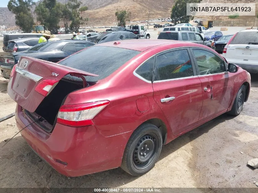 3N1AB7AP5FL641923 2015 Nissan Sentra Fe+ S/S/Sl/Sr/Sv