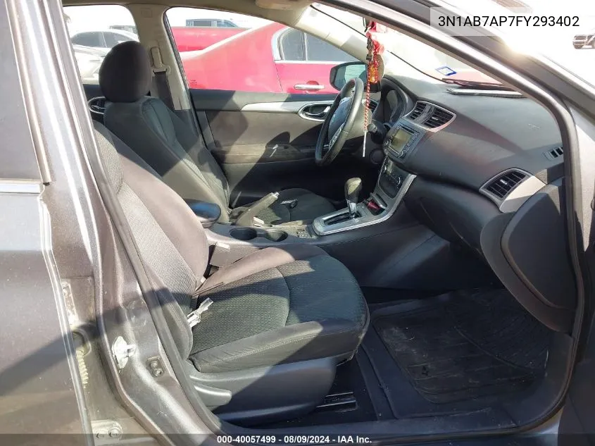 3N1AB7AP7FY293402 2015 Nissan Sentra Sr