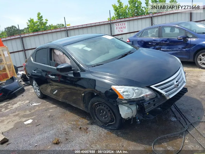 3N1AB7AP1FY271668 2015 Nissan Sentra Fe+ S/S/Sl/Sr/Sv