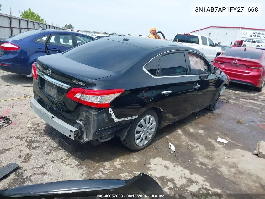 3N1AB7AP1FY271668 2015 Nissan Sentra Fe+ S/S/Sl/Sr/Sv