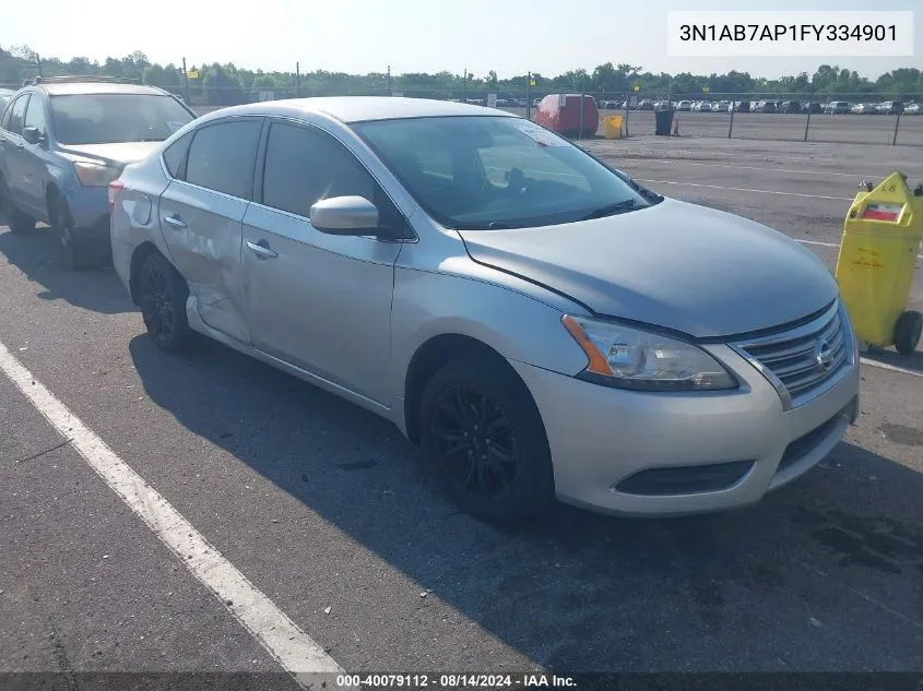 3N1AB7AP1FY334901 2015 Nissan Sentra S/Sv/Sr/Sl