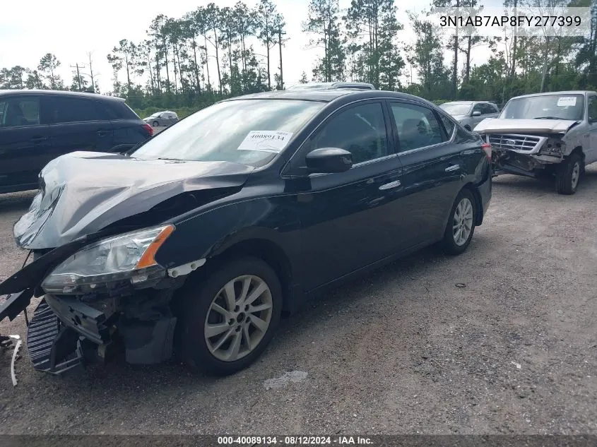 3N1AB7AP8FY277399 2015 Nissan Sentra Sv