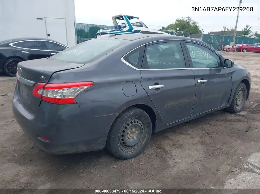 3N1AB7AP6FY229268 2015 Nissan Sentra Fe+ S/S/Sl/Sr/Sv