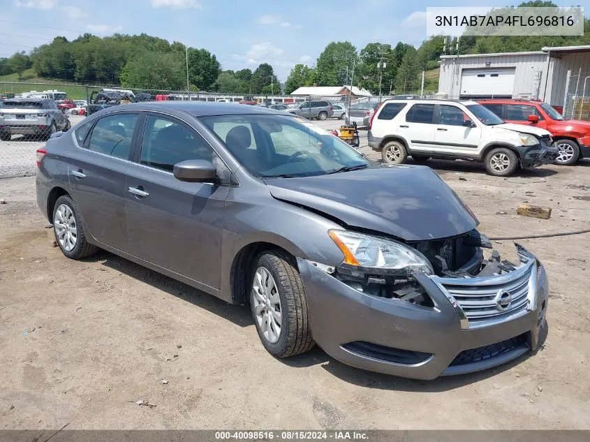 3N1AB7AP4FL696816 2015 Nissan Sentra Sv