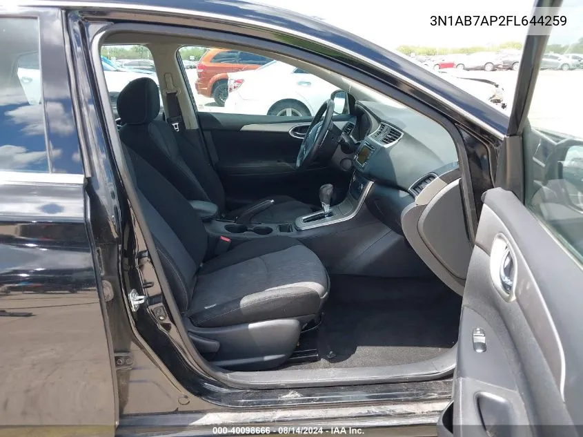 3N1AB7AP2FL644259 2015 Nissan Sentra Sv