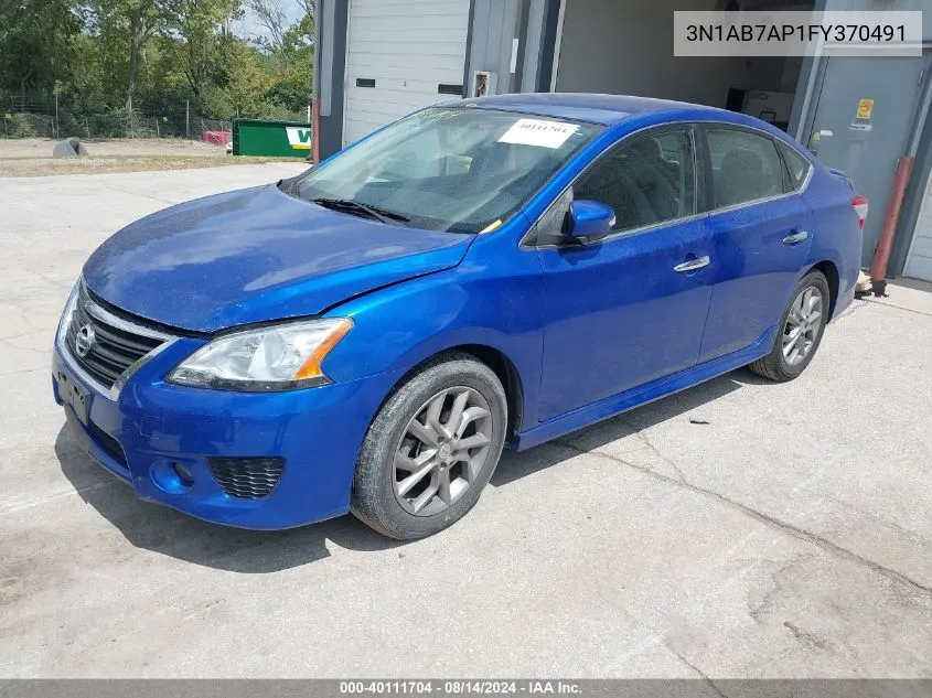 3N1AB7AP1FY370491 2015 Nissan Sentra Sr