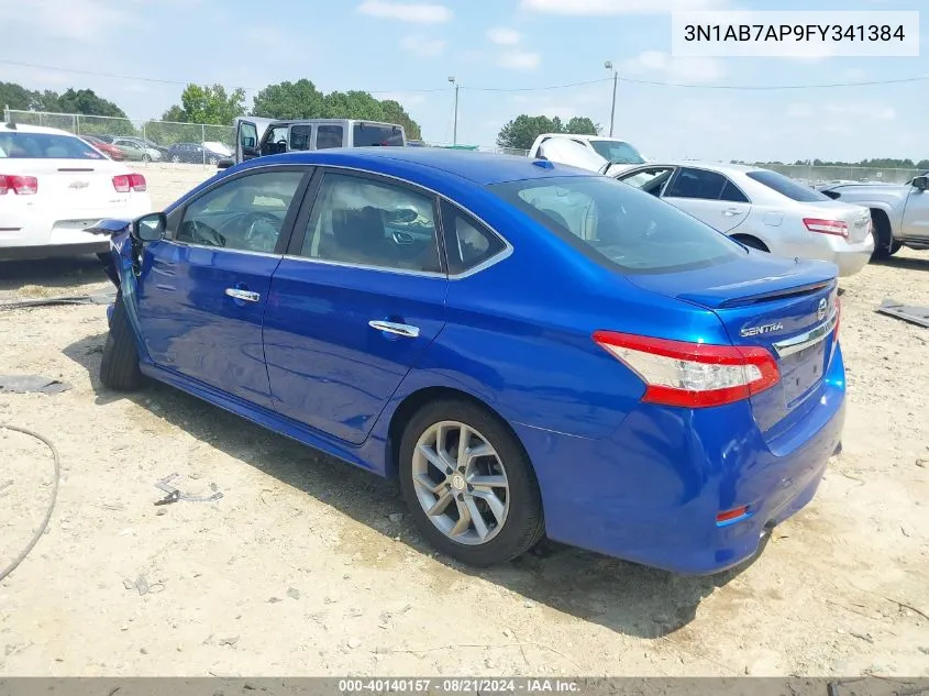 3N1AB7AP9FY341384 2015 Nissan Sentra Sr