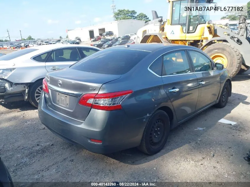 3N1AB7AP4FL677182 2015 Nissan Sentra Sv