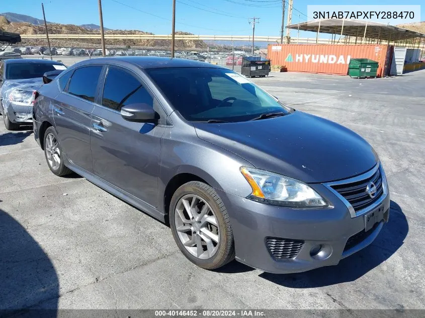 3N1AB7APXFY288470 2015 Nissan Sentra Sr