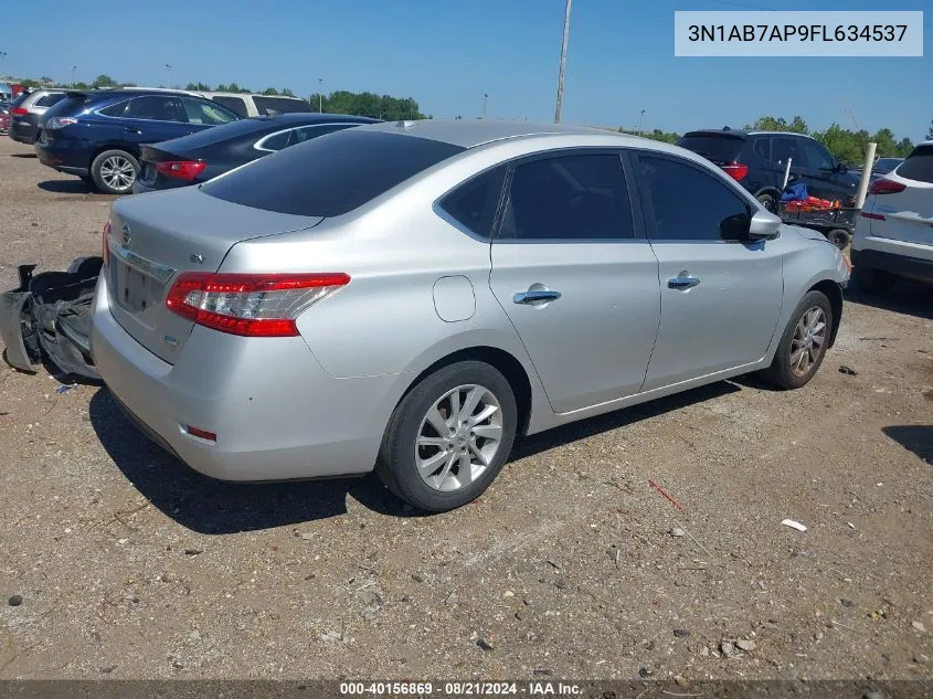 3N1AB7AP9FL634537 2015 Nissan Sentra Fe+ S/S/Sl/Sr/Sv