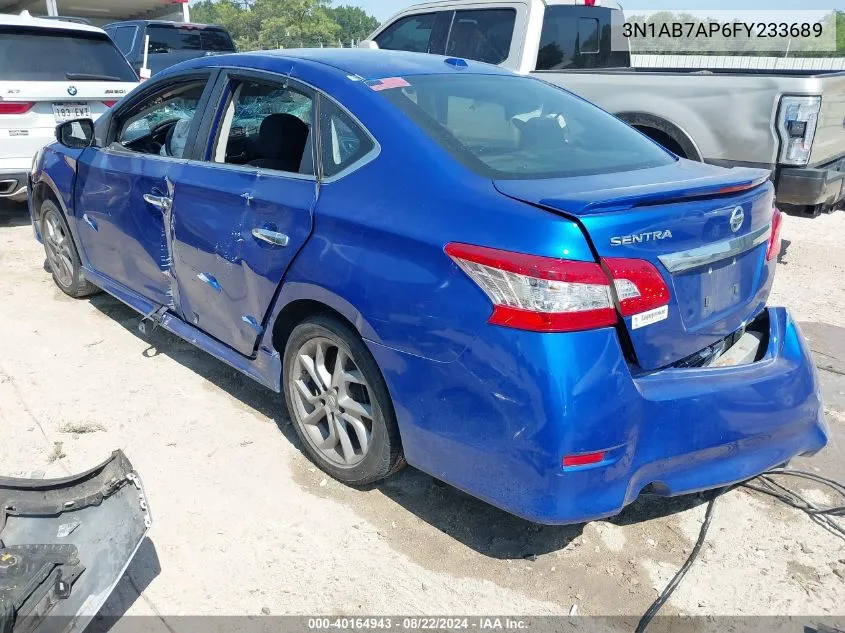 3N1AB7AP6FY233689 2015 Nissan Sentra Sr