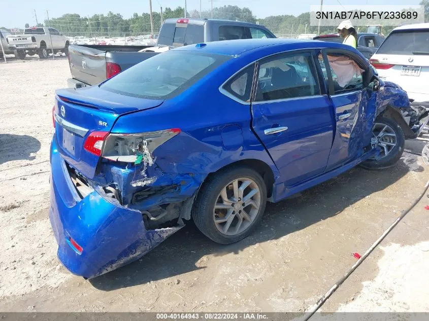 2015 Nissan Sentra Sr VIN: 3N1AB7AP6FY233689 Lot: 40164943