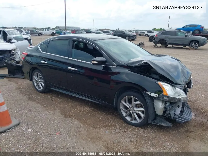 2015 Nissan Sentra Sr VIN: 3N1AB7AP9FY329137 Lot: 40165085